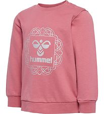 Hummel Sweatshirt - hmlLime - Dusty Rose m. Sølv Hummel Sweatshirt - hmlLime - Dusty Rose m. Sølv