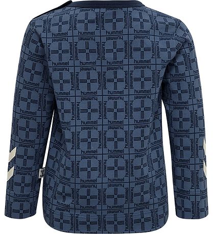 Hummel Bluse - hmlCheck T-Shirt l/s - Blue Horizon Hummel Bluse - hmlCheck T-Shirt l/s - Blue Horizon
