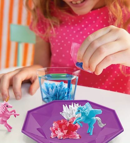 4M Voksende Krystaller - Magisk Enhjørning - Crystal Terrarium