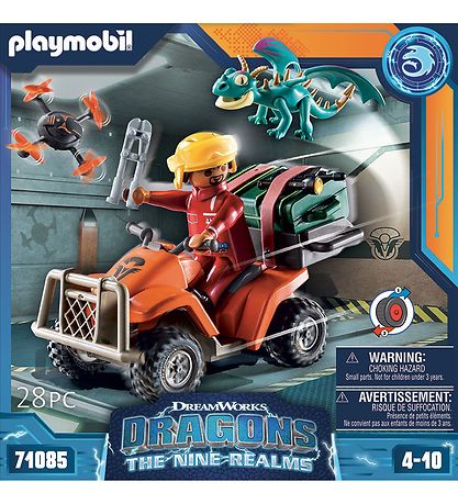 Playmobil Dragons: The Nine Realms - Icaris ATV & Phil - 71085 - Playmobil Dragons: The Nine Realms - Icaris ATV & Phil - 71085 -