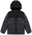 Champion Fashion Dynejakke - Sort/Grå m. Mønster Champion Fashion Dynejakke - Sort/Grå m. Mønster