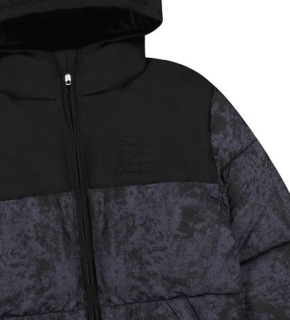 Champion Fashion Dynejakke - Sort/Grå m. Mønster Champion Fashion Dynejakke - Sort/Grå m. Mønster