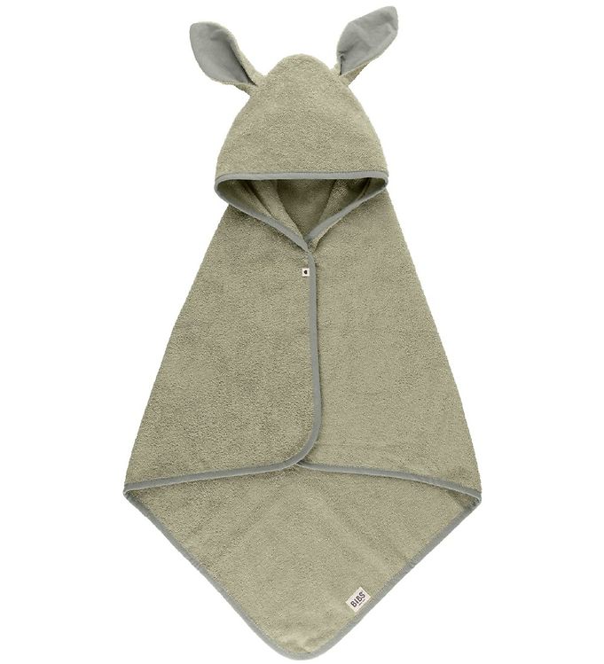 BIBS Babyhåndklæde – 68×66 cm – Kangaroo – Sage