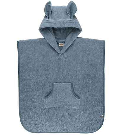 BIBS Towel Poncho - 60x55 cm - Kangaroo - Petrol