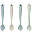 Liewood Børnebestik - 4-Pak - Silikone - Shea - Dusty Mint