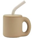 Liewood Kop m. Sugerør - Jenna - Oat/Sandy
