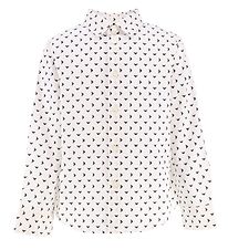Emporio Armani Skjorte - Hvid/Sort m. Logoer Emporio Armani Skjorte - Hvid/Sort m. Logoer