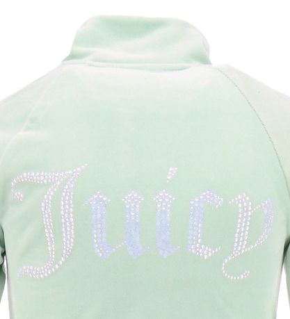 Juicy Couture Cardigan - Velour - Greyed Jade