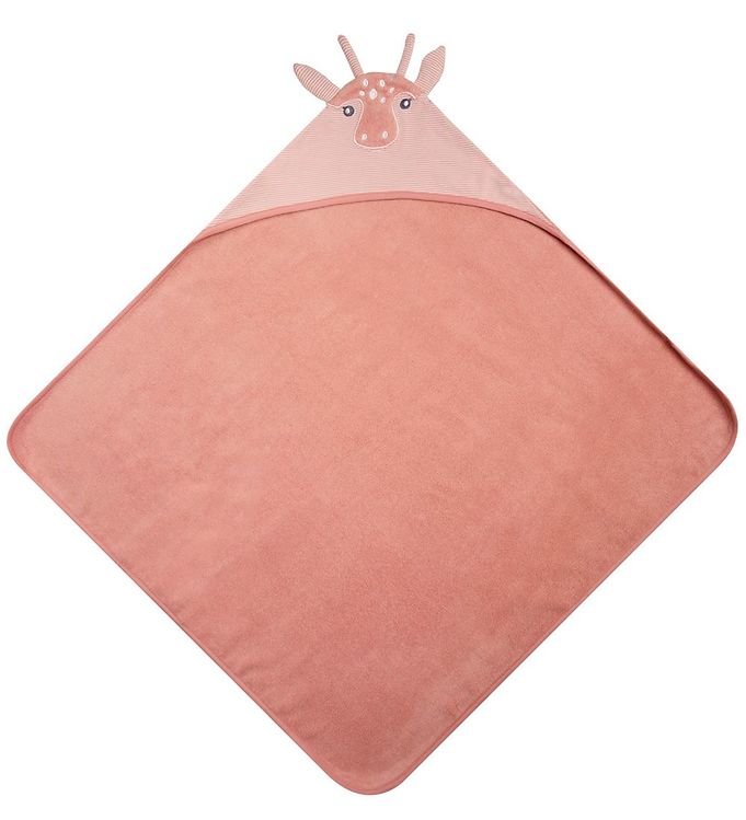 Hust and Claire Babyhåndklæde – 85×85 cm – Filani – Desert Red