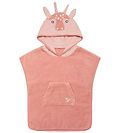 Hust and Claire Towel Poncho - Finni - Desert Red