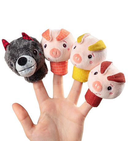Lilliputiens Fingerdukke - The Wolf And The 3 Little Pigs Lilliputiens Fingerdukke - The Wolf And The 3 Little Pigs