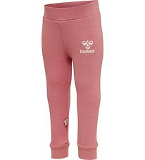 Hummel Leggings - Rib - hmlSami Tights - Dusty Rose Hummel Leggings - Rib - hmlSami Tights - Dusty Rose