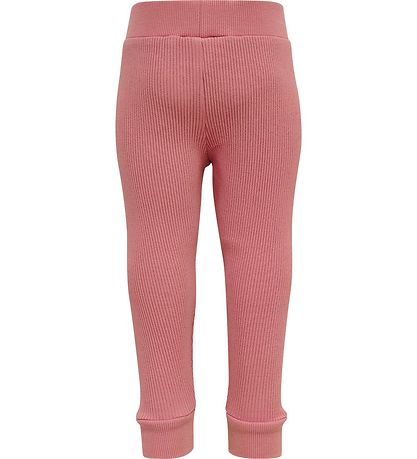 Hummel Leggings - Rib - hmlSami Tights - Dusty Rose Hummel Leggings - Rib - hmlSami Tights - Dusty Rose