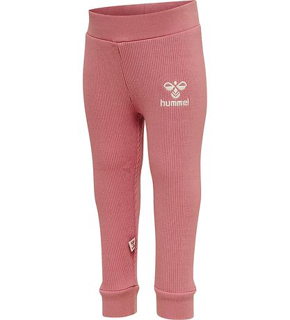 Hummel Leggings - Rib - hmlSami Tights - Dusty Rose Hummel Leggings - Rib - hmlSami Tights - Dusty Rose