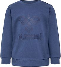 Hummel Sweatshirt - hmlFastwo Lime Sweatshirt - True Navy Hummel Sweatshirt - hmlFastwo Lime Sweatshirt - True Navy