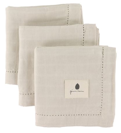 Pine Cone Hydrofiele Doek - 70x70 cm - 3-pack - Edith - Naturel