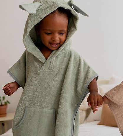BIBS Badeponcho - 60x55 cm - Kangaroo - Sage