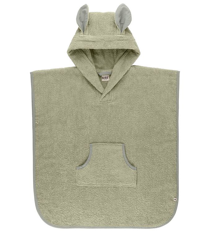 BIBS Badeponcho - 60x55 cm - Kangaroo - Sage