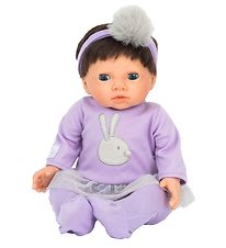Tiny Treasures Dukke m. Mørkt Hår - Bunny Outfit Tiny Treasures Dukke m. Mørkt Hår - Bunny Outfit