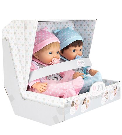 Tiny Treasures Dukker - Tvillinger - Brother/Sister Outfit