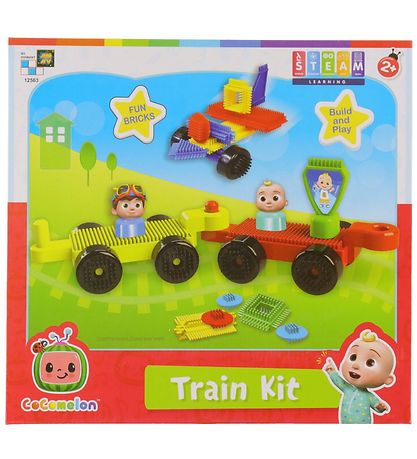 CoComelon Aktivitetslegetøj - Funbricks Train Kit CoComelon Aktivitetslegetøj - Funbricks Train Kit