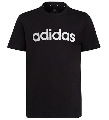 adidas Performance T-shirt - U LIN Tee - Black/White adidas Performance T-shirt - U LIN Tee - Black/White