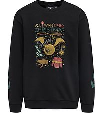 Hummel Sweatshirt - hmlHarry Potter Dos - Sort Hummel Sweatshirt - hmlHarry Potter Dos - Sort