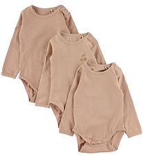Sofie Schnoor Body l/æ - 3-pak - Nougat Sofie Schnoor Body l/æ - 3-pak - Nougat