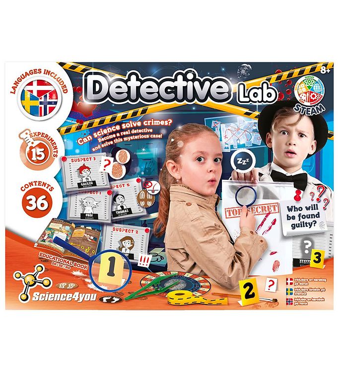 Science4you Detective Lab svensk/dansk/norsk