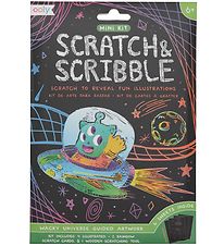 Ooly Scratch & Scribble Mini Sæt - Wacky Universe Ooly Scratch & Scribble Mini Sæt - Wacky Universe