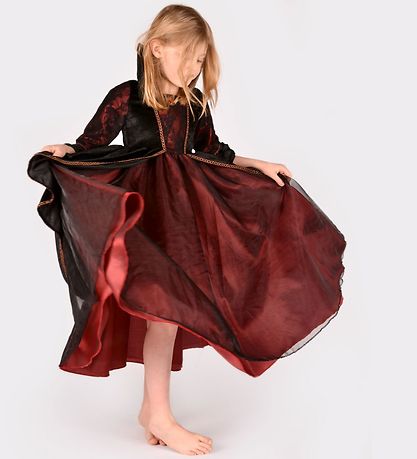 Den Goda Fen Udklædning - Vampyrkjole - Rød/Sort Den Goda Fen Udklædning - Vampyrkjole - Rød/Sort