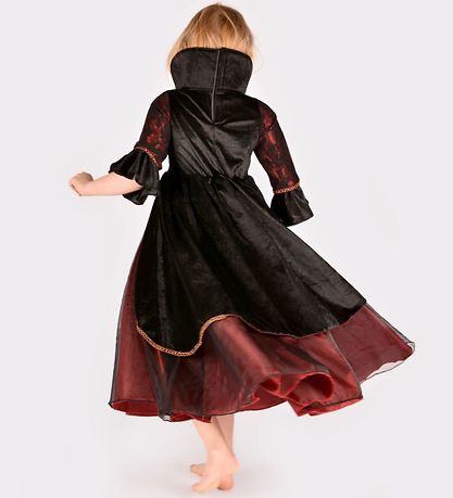 Den Goda Fen Udklædning - Vampyrkjole - Rød/Sort Den Goda Fen Udklædning - Vampyrkjole - Rød/Sort