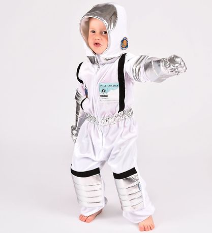 Den Goda Fen Udklædning - Astronautdragt - Hvid