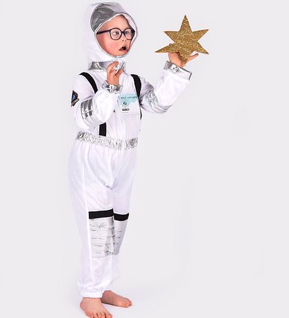 Den Goda Fen Udklædning - Astronautdragt - Hvid