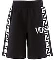 Versace Sweatshorts - Sort m. Hvid Versace Sweatshorts - Sort m. Hvid