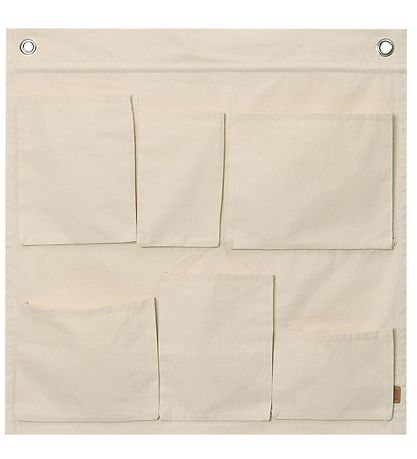 Ferm Living Væglommer - Canvas - Off-White Ferm Living Væglommer - Canvas - Off-White