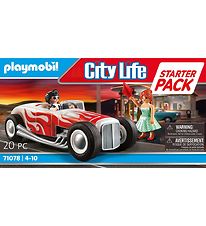 Playmobil City Life - Starter Pack Hot Rod - 71078 - 20 Dele Playmobil City Life - Starter Pack Hot Rod - 71078 - 20 Dele