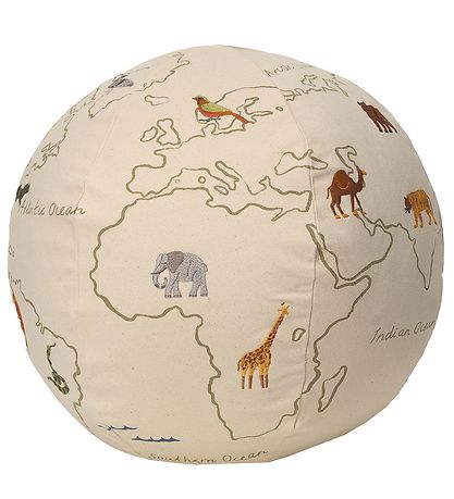 Ferm Living Puf - Verden - Ø50 cm - Off White