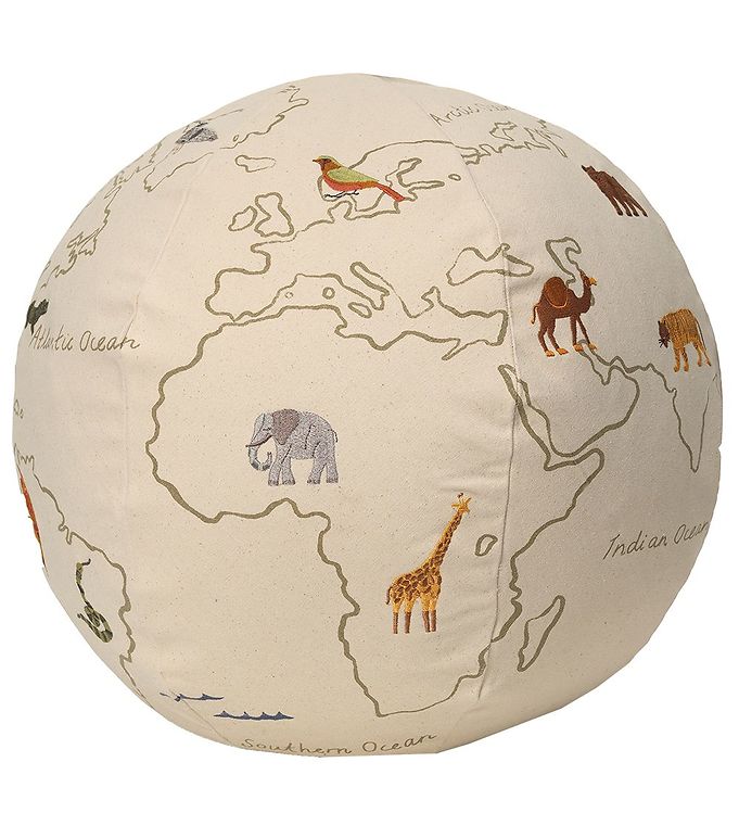 Ferm Living Puf - Verden - Ø50 cm - Off White