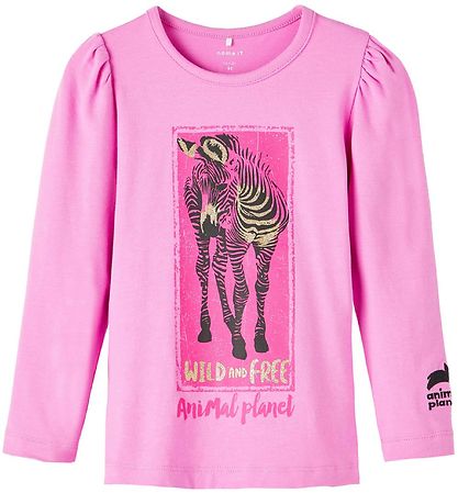 Name It Bluse - NmfJessica AnimalPlanet - Cyclamen Name It Bluse - NmfJessica AnimalPlanet - Cyclamen