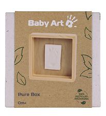 Baby Art Hånd- Og Fodaftryk Sæt - Pure Box Baby Art Hånd- Og Fodaftryk Sæt - Pure Box