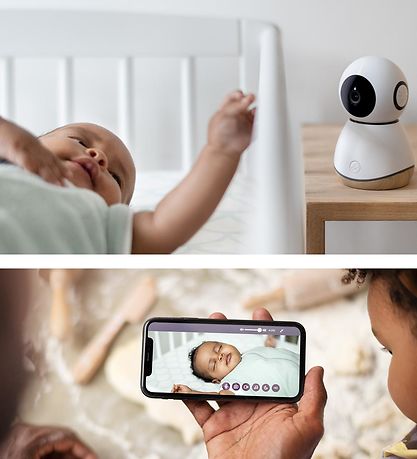 Maxi-Cosi Babyalarm m. WiFi - Connected Home - See - Hvid