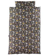 Nørgaard Madsens Sengetøj - Junior - Grå m. Elefanter og Løve Nørgaard Madsens Sengetøj - Junior - Grå m. Elefanter og Løve