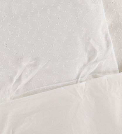 Nørgaard Madsens Sengetøj - Baby - Hvid m. Broderi Nørgaard Madsens Sengetøj - Baby - Hvid m. Broderi