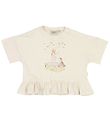 Wheat T-shirt - Fishing - Moonlight Melange Wheat T-shirt - Fishing - Moonlight Melange