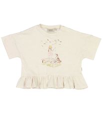 Wheat T-shirt - Fishing - Moonlight Melange Wheat T-shirt - Fishing - Moonlight Melange