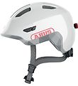 Abus Cykelhjelm - Smiley 3.0 Ace Led - Shiny White Abus Cykelhjelm - Smiley 3.0 Ace Led - Shiny White