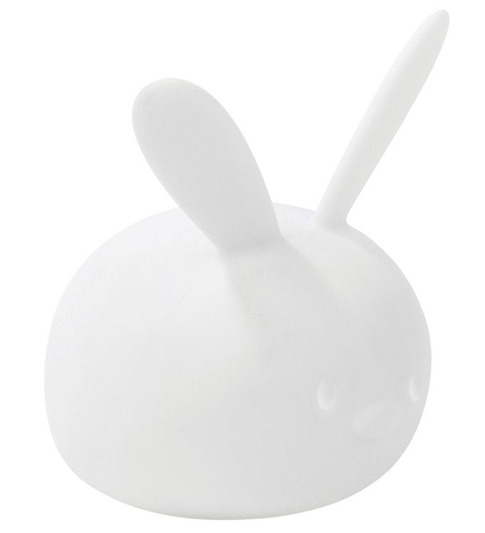 Nattou Natlampe - Silikone - LED - Kanin - 12x14x15 cm - Hvid
