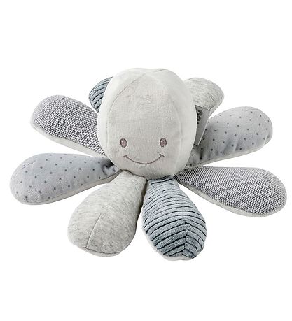 Nattou Aktivitetslegetøj - Blæksprutte - Grå Nattou Aktivitetslegetøj - Blæksprutte - Grå