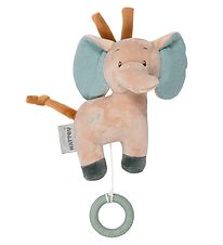 Nattou Bamse m. Musik - Mini Musical Axel Elephant - 20 cm - Bru Nattou Bamse m. Musik - Mini Musical Axel Elephant - 20 cm - Bru